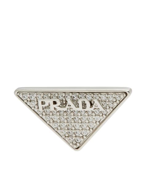 prada earrings studs|prada triangle earrings.